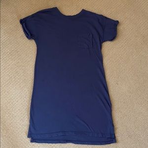 Navy blue t-shirt dress